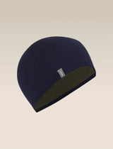 Icebreaker Merino 200 Pocket Hat (Unisex) - Dark Loden/Midnight Navy