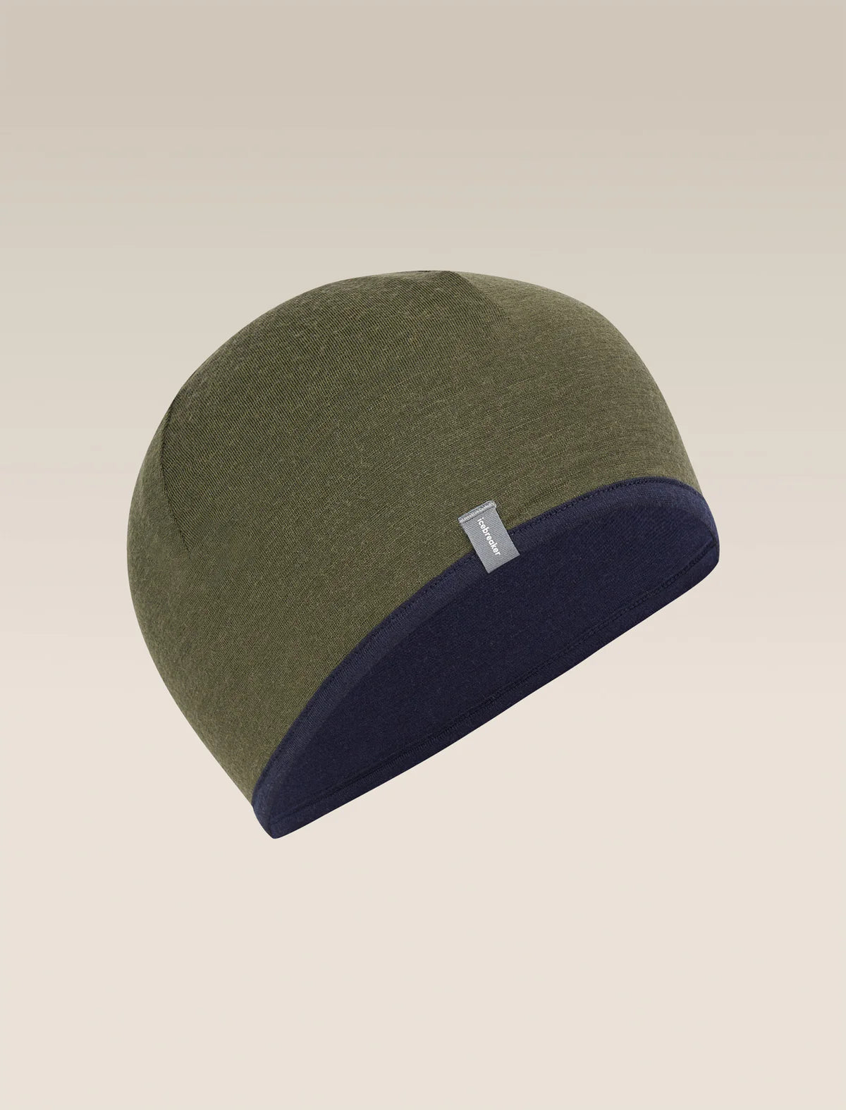 Icebreaker Merino 200 Pocket Hat (Unisex) - Dark Loden/Midnight Navy