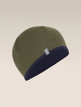Icebreaker Merino 200 Pocket Hat (Unisex) - Dark Loden/Midnight Navy