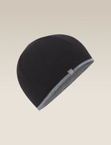 Icebreaker Merino 200 Pocket Hat (Unisex) - Black/Gritstone Heather