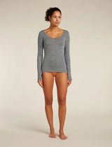 Icebreaker Merino 150 Siren Long Sleeve Sweetheart Top (Women's) Icebreaker