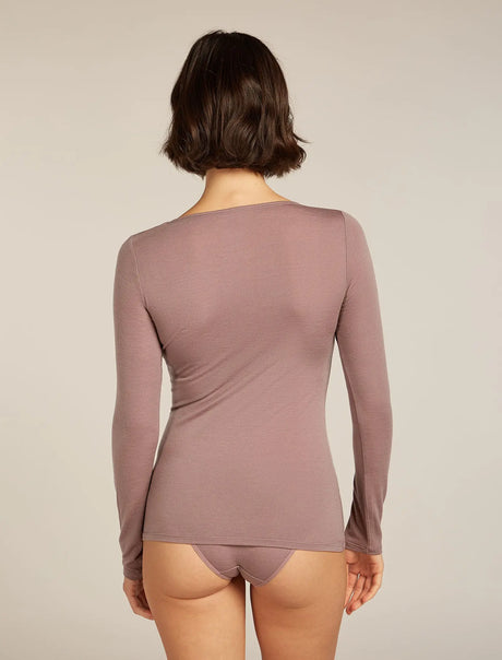 Icebreaker Merino 150 Siren Long Sleeve Sweetheart Top (Women's) Icebreaker