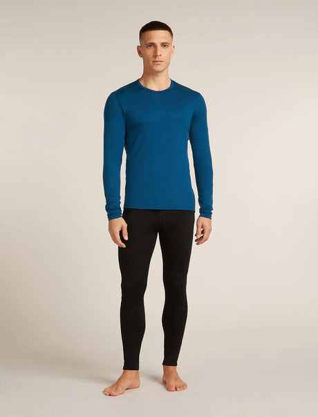 Icebreaker Merino 200 Oasis Long Sleeve Crew Neck Thermal Top (Men's) - Atlantis