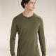 Icebreaker Merino 200 Oasis Long Sleeve Crew Neck Thermal Top (Men's) - Loden
