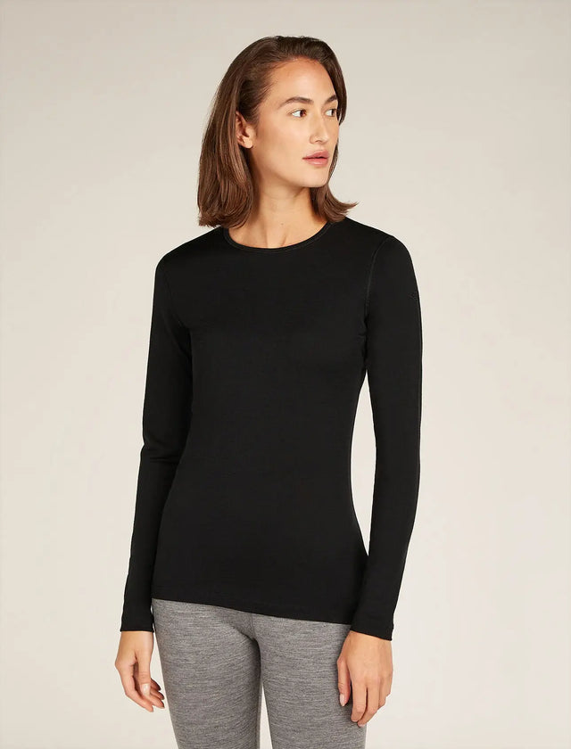 Icebreaker Merino 200 Oasis Long Sleeve Crewe Thermal Top (Women's) Icebreaker