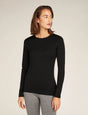 Icebreaker Merino 200 Oasis Long Sleeve Crewe Thermal Top (Women's) Icebreaker