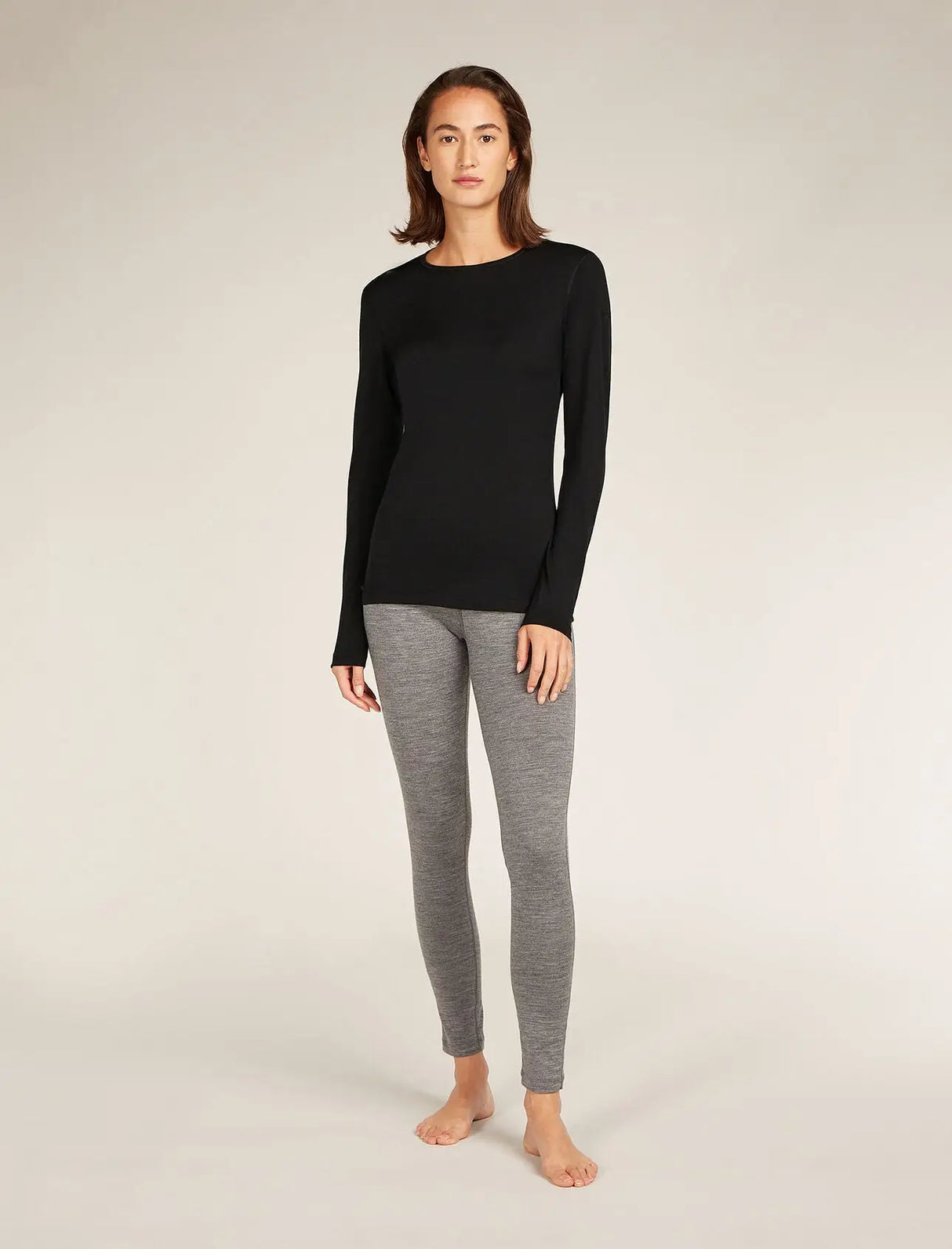 Icebreaker Merino 200 Oasis Long Sleeve Crewe Thermal Top (Women's) Icebreaker