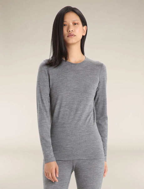 Icebreaker Merino 200 Oasis Long Sleeve Crewe Thermal Top (Women's) Icebreaker