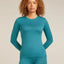 Icebreaker Merino 200 Oasis Long Sleeve Crewe Thermal Top (Women's) Icebreaker