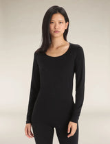 Icebreaker Merino 200 Oasis Long Sleeve Scoop Thermal Top (Women's) Icebreaker