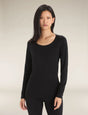 Icebreaker Merino 200 Oasis Long Sleeve Scoop Thermal Top (Women's) Icebreaker