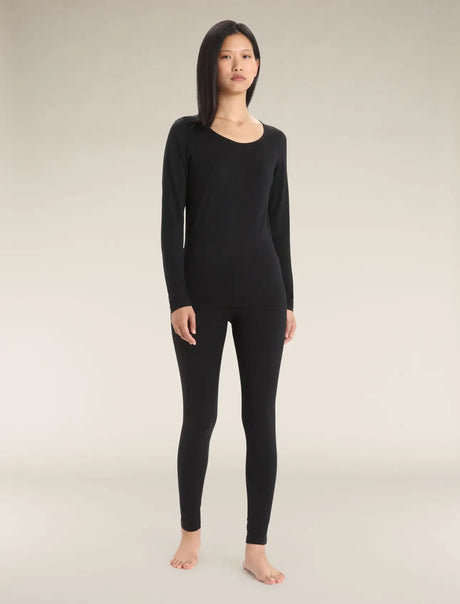 Icebreaker Merino 200 Oasis Long Sleeve Scoop Thermal Top (Women's) Icebreaker
