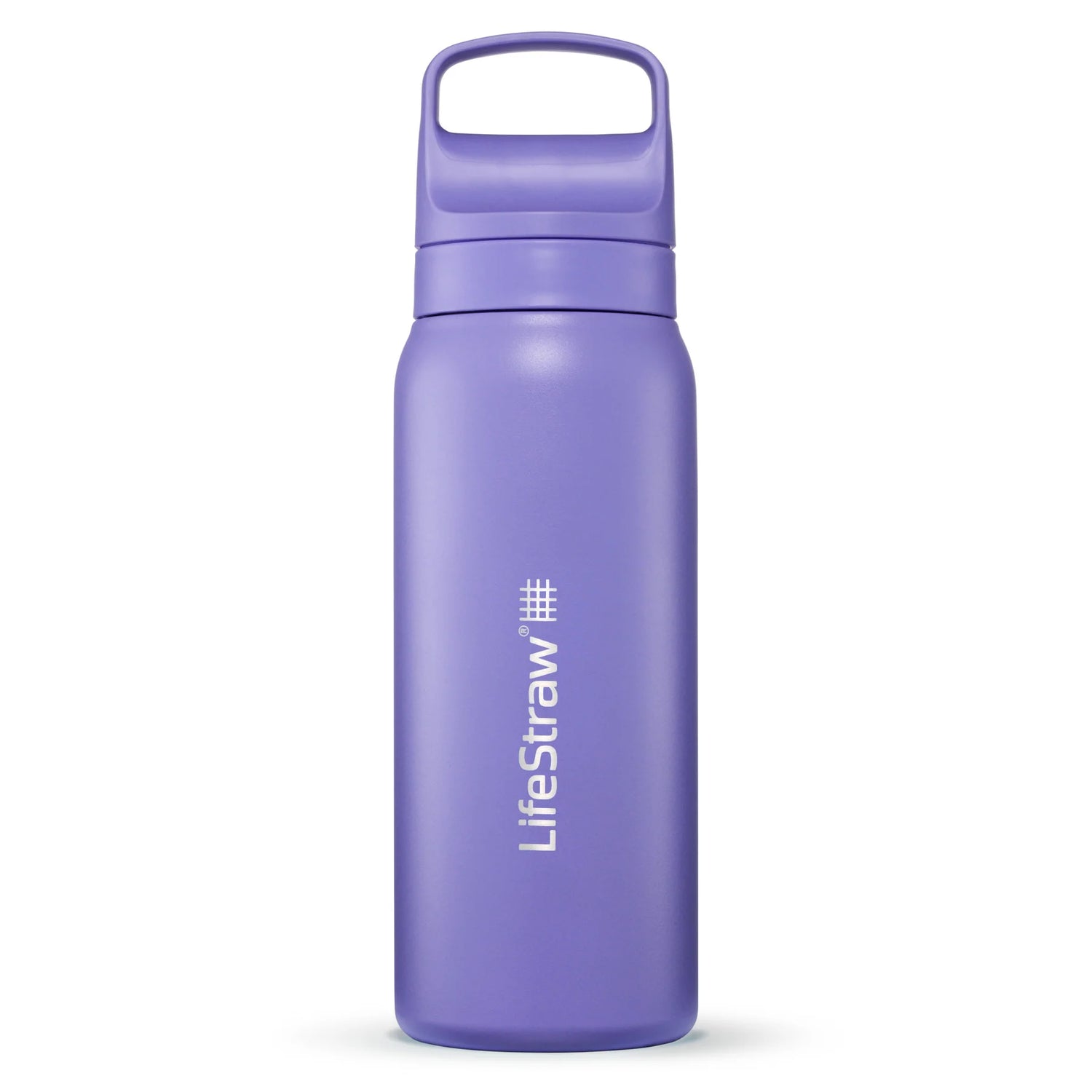 LifeStraw Go 2.0 Stainless Steel Water Filter Bottle (700ml) - Thistle Purple