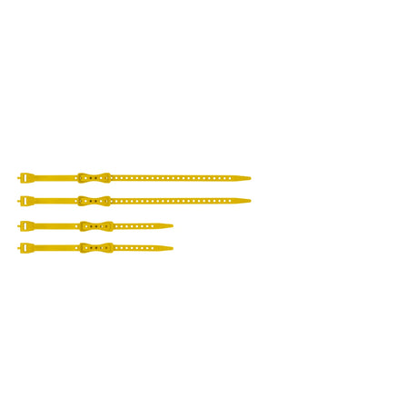 Sea to Summit Stretch-Loc Mini Strap Set (4 Pack) - Sulphur - Yellow
