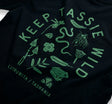 Keep Tassie Wild Land Tee (Men's) - Black - Find Your Feet Australia Hobart Launceston Tasmania