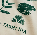Keep Tassie Wild Land Tee (Men's) - Butter - Find Your Feet Australia Hobart Launceston Tasmania
