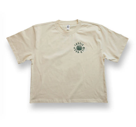 Keep Tassie Wild Land Tee (Women's) - Butter - Find Your Feet Australia Hobart Launceston Tasmania