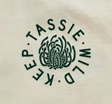 Keep Tassie Wild Land Tee (Women's) - Butter - Find Your Feet Australia Hobart Launceston Tasmania