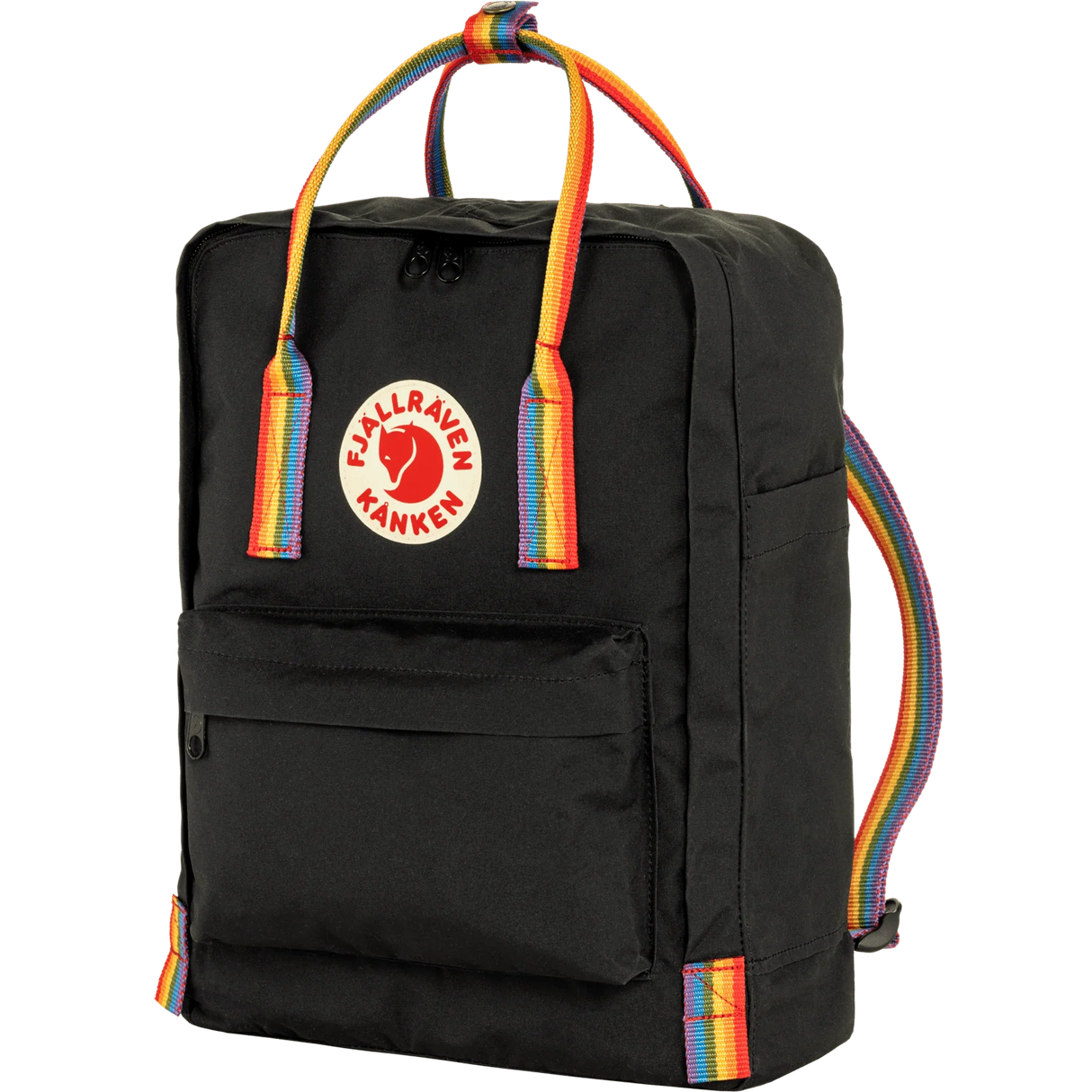 Fjällräven Kånken Rainbow - Black-Rainbow Pattern - Find Your Feet Australia Hobart Launceston Tasmania