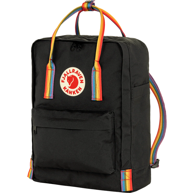 Fjällräven Kånken Rainbow - Black-Rainbow Pattern - Find Your Feet Australia Hobart Launceston Tasmania