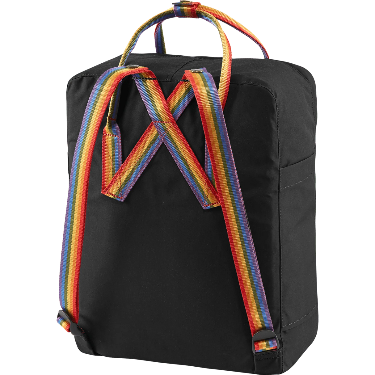 Fjällräven Kånken Rainbow - Black-Rainbow Pattern - Find Your Feet Australia Hobart Launceston Tasmania