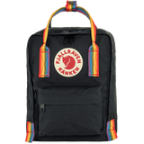 Fjällräven Kånken Mini Rainbow Backpack - Black-Rainbow Pattern