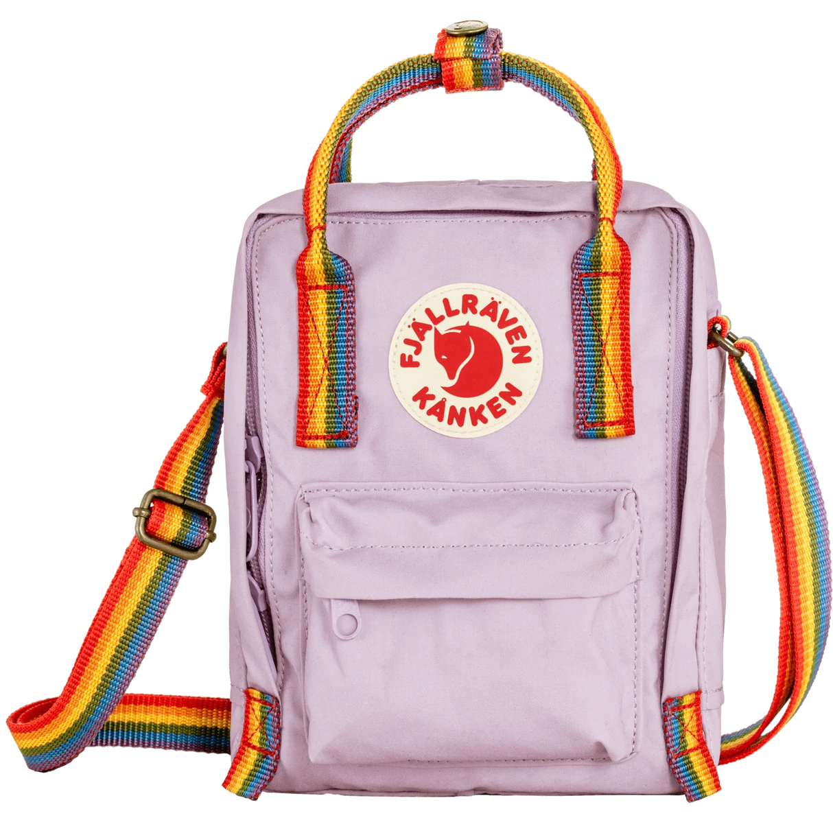 Fjällräven Kånken Rainbow Sling - Pastel Lavender/Rainbow Pattern - Find Your Feet Australia Hobart Launceston Tasmania