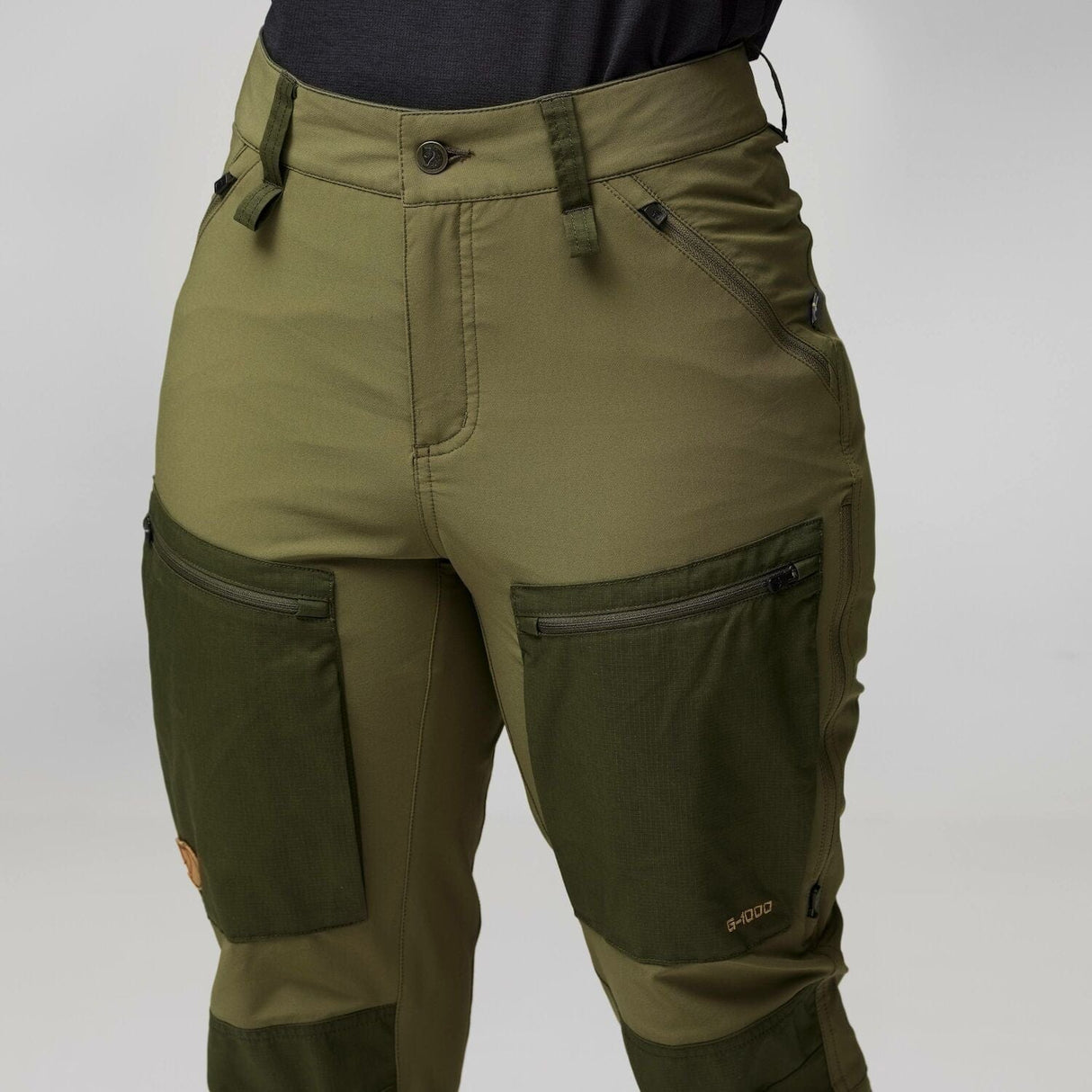 Fjällräven Keb Agile Trousers (Women's) - Laurel Green/Deep Forest