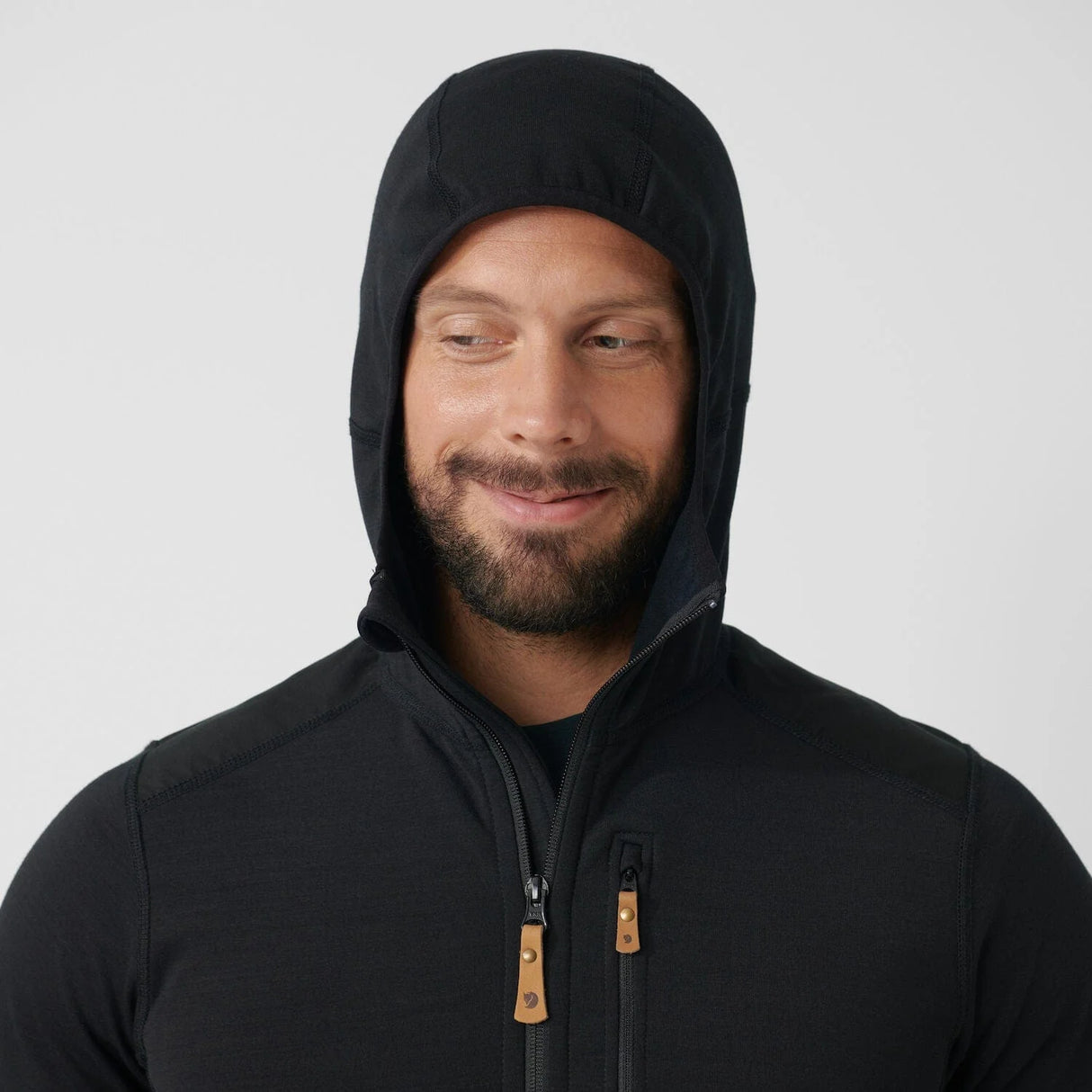 Fjällräven Keb Fleece Hoodie (Men's) - Black - Find Your Feet Australia Hobart Launceston Tasmania