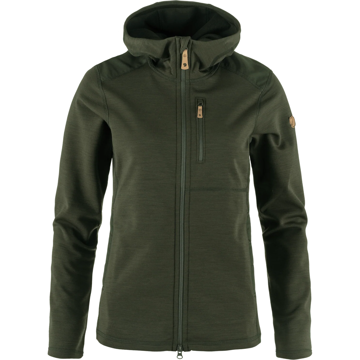 Fjällräven Keb Fleece Hoodie (Women's) - Deep Forest