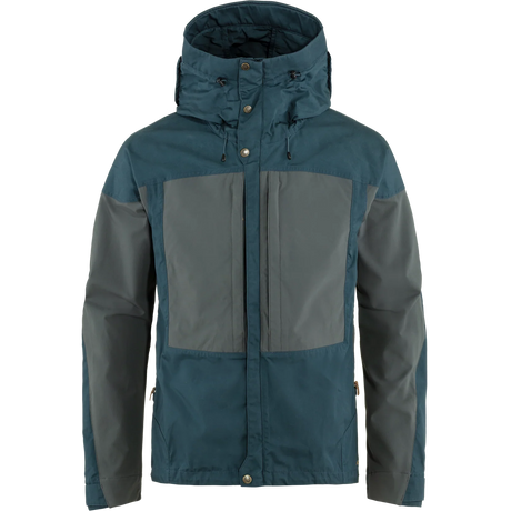 Fjällräven Keb Jacket (Men's) - Mountain Blue/Basalt - Grey - Navy Blue