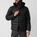 Fjallraven Keb Touring Down Jacket (Men's) - Black - Find Your Feet Australia Hobart Launceston Tasmania