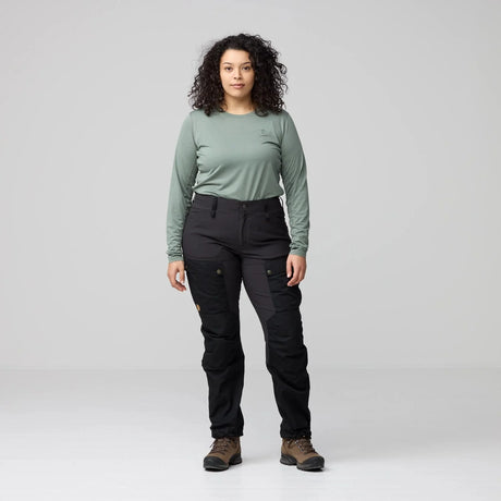 Fjällräven Keb Trousers Curved (Women's) - Black