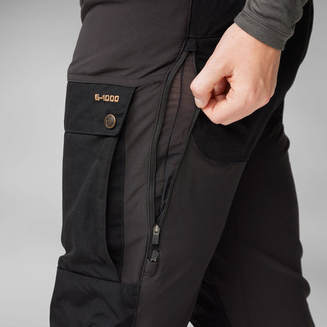 Fjällräven Keb Trousers Curved (Women's) - Black