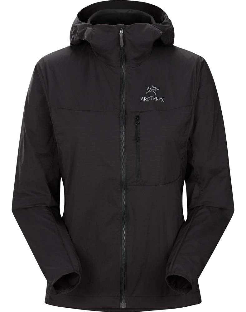 Arcteryx Squamish Hoody (Women's) - Black - Find Your Feet Australia Hobart Launceston Tasmania