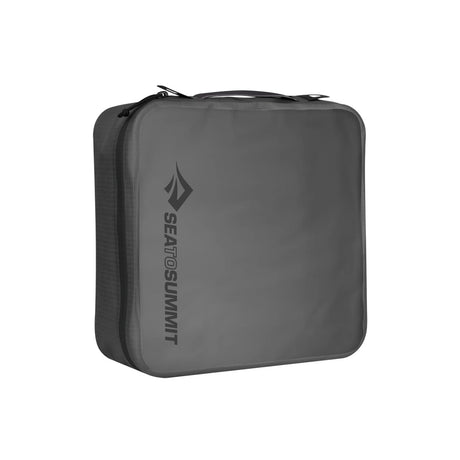 Sea To Summit Hydraulic Packing Cube - L - Black - Jet Black - Find Your Feet Australia Hobart Launceston Tasmania