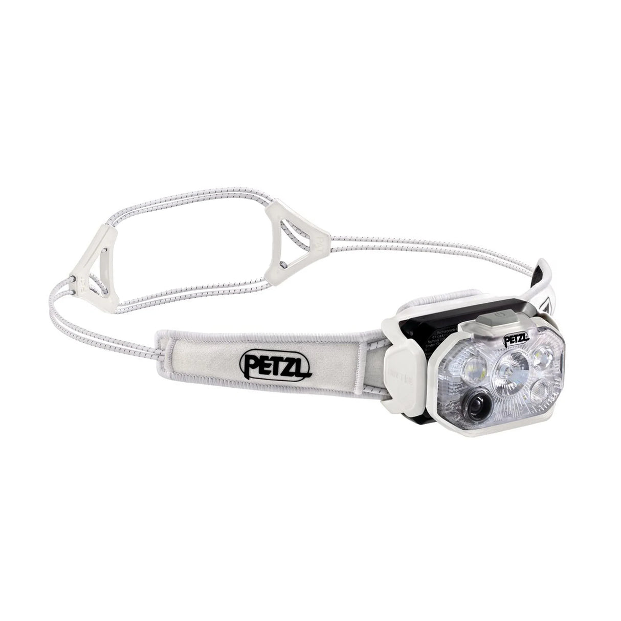 Headlamp with Petzl logo on a white background - Petzl Swift RL Headlamp - White