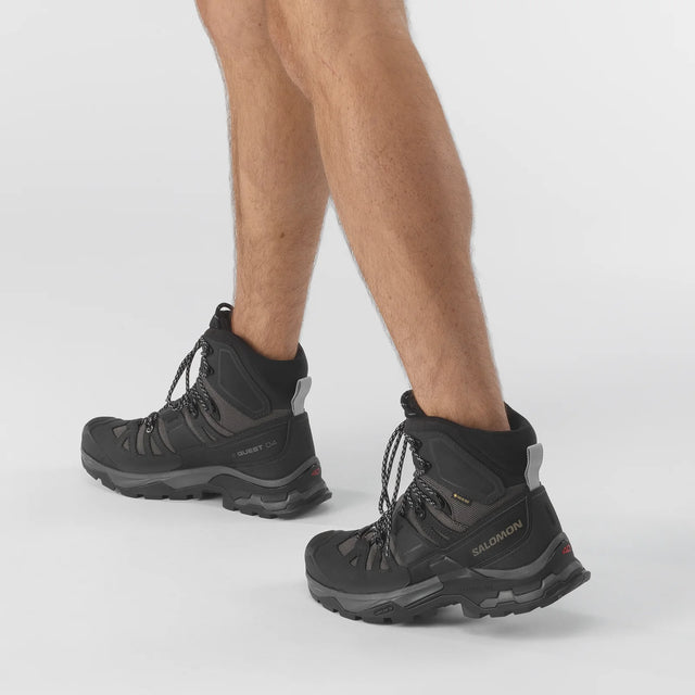 Salomon Quest 4 GORE-TEX (Men's) - Magnet/Black/Quarry - Find Your Feet Australia Hobart Launceston Tasmania