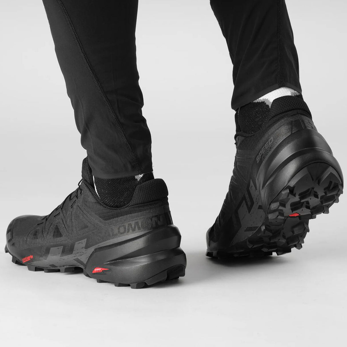 Salomon Speedcross 6 (Men's) - Black/Black/Phantom - Find Your Feet Australia Hobart Launceston Tasmania