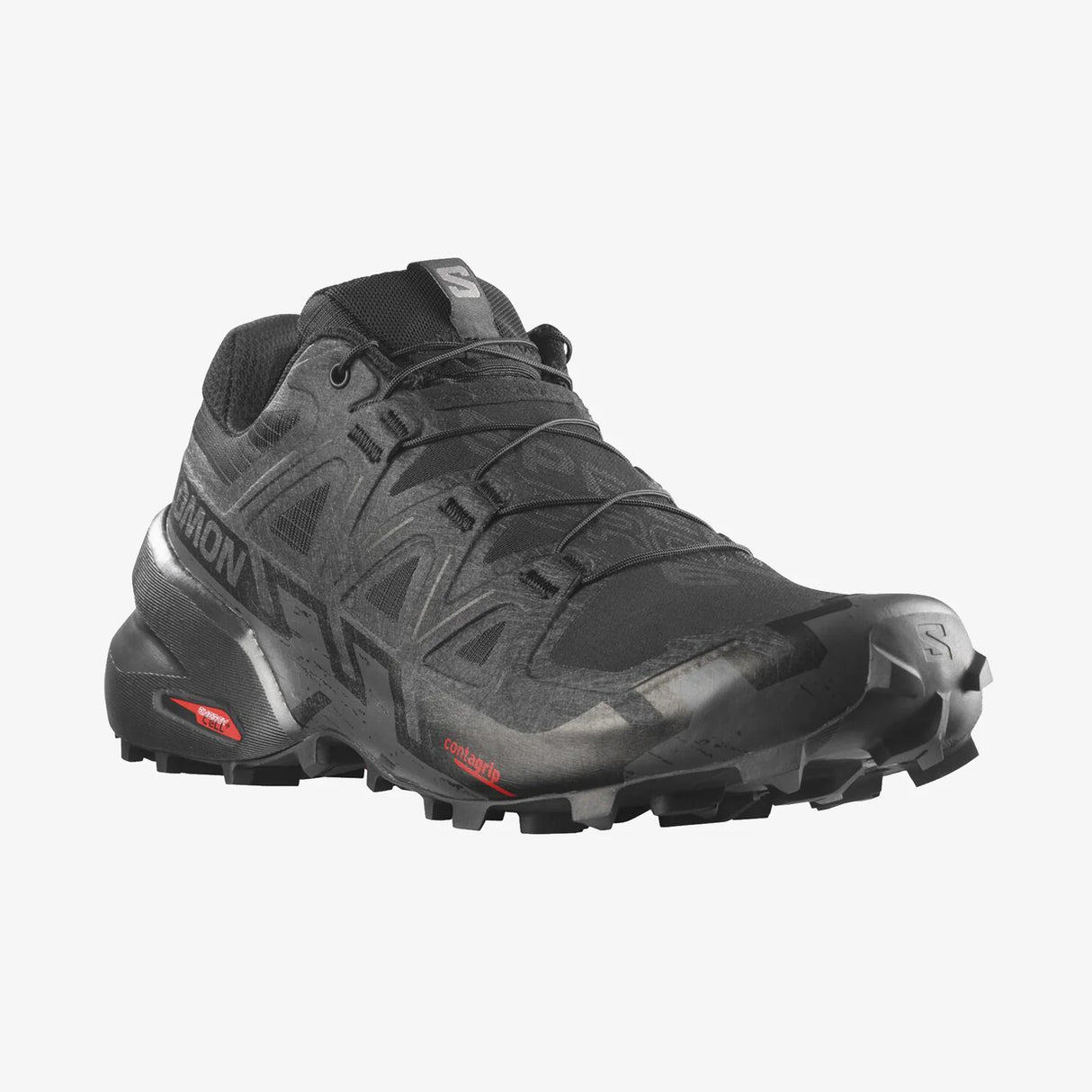 Salomon Speedcross 6 (Men's) - Black/Black/Phantom - Find Your Feet Australia Hobart Launceston Tasmania