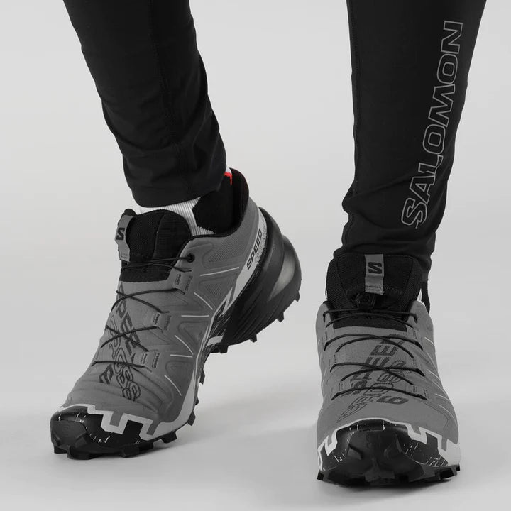 Salomon Speedcross 6 Shoes (Men's) Quiet Shade/Black/Pearl Blue - Find Your Feet Australia Hobart Launceston Tasmania