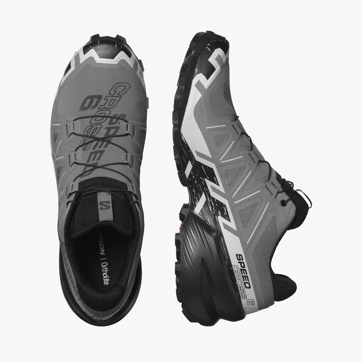 Salomon Speedcross 6 Shoes (Men's) Quiet Shade/Black/Pearl Blue - Find Your Feet Australia Hobart Launceston Tasmania