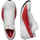 Salomon S/LAB Phantasm Shoe (Unisex) White / White / High Risk Red - Find Your Feet Australia Hobart Launceston Tasmania