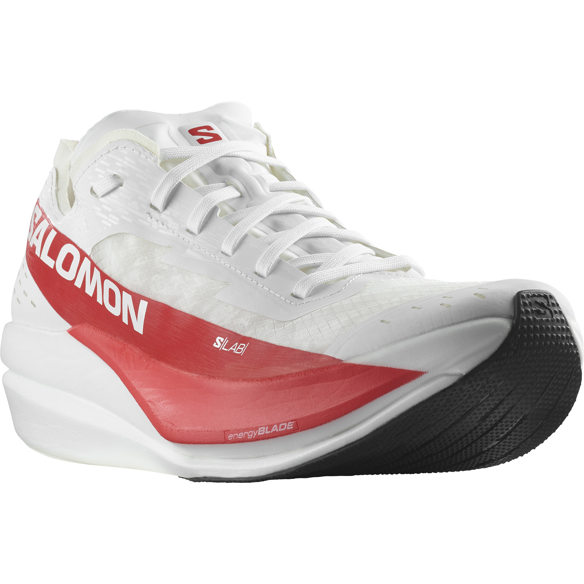 Salomon S/LAB Phantasm Shoe (Unisex) White / White / High Risk Red - Find Your Feet Australia Hobart Launceston Tasmania