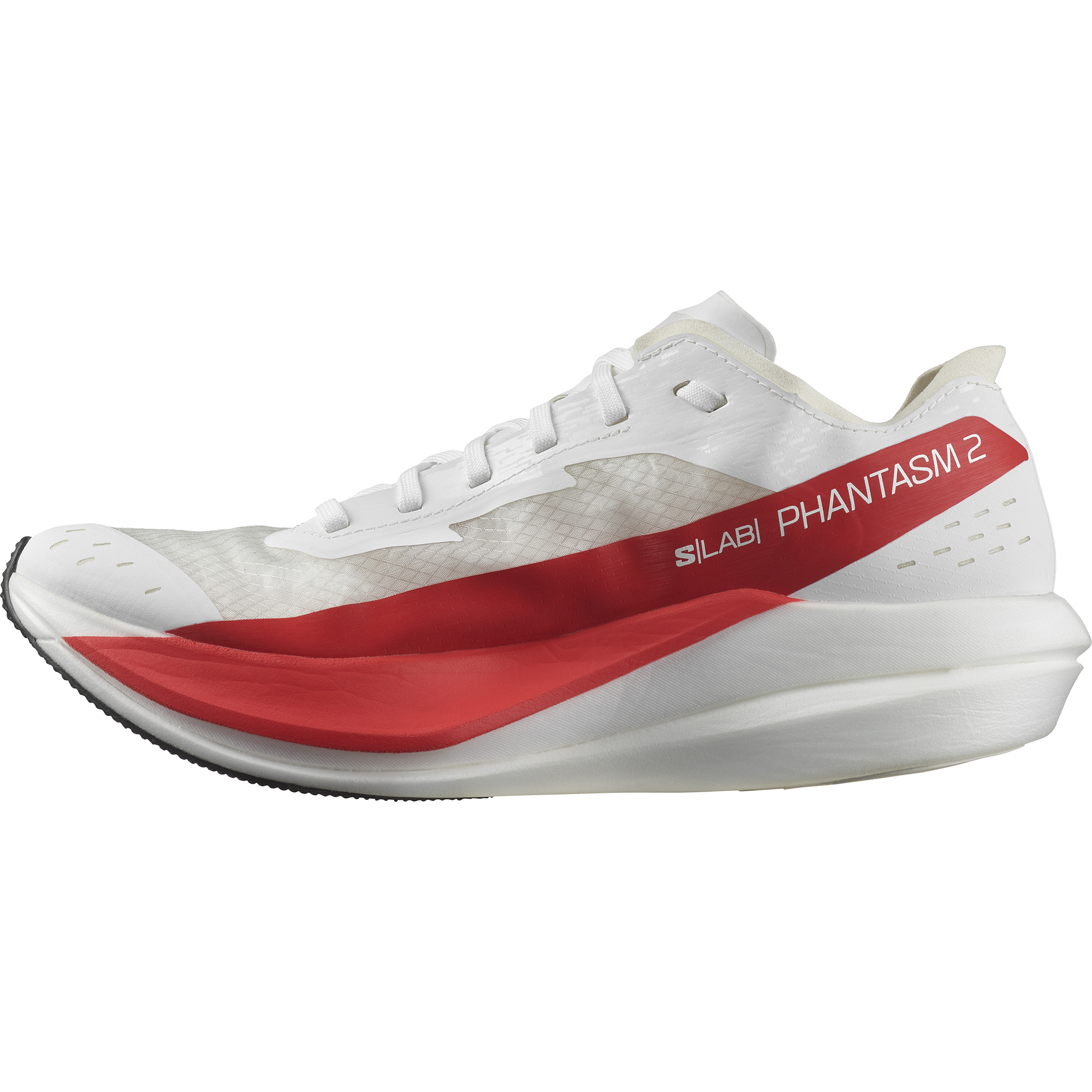 Salomon S/LAB Phantasm Shoe (Unisex) White / White / High Risk Red - Find Your Feet Australia Hobart Launceston Tasmania