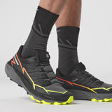 Salomon Thundercross Shoes (Men's) Black / Quiet Shade / Fiery Coral - Find Your Feet Australia Hobart Launceston Tasmania