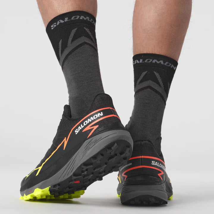 Salomon Thundercross Shoes (Men's) Black / Quiet Shade / Fiery Coral - Find Your Feet Australia Hobart Launceston Tasmania