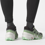 Salomon Speedcross 6 Shoes (Women's) Black / Laurel Wreath / Green Ash
