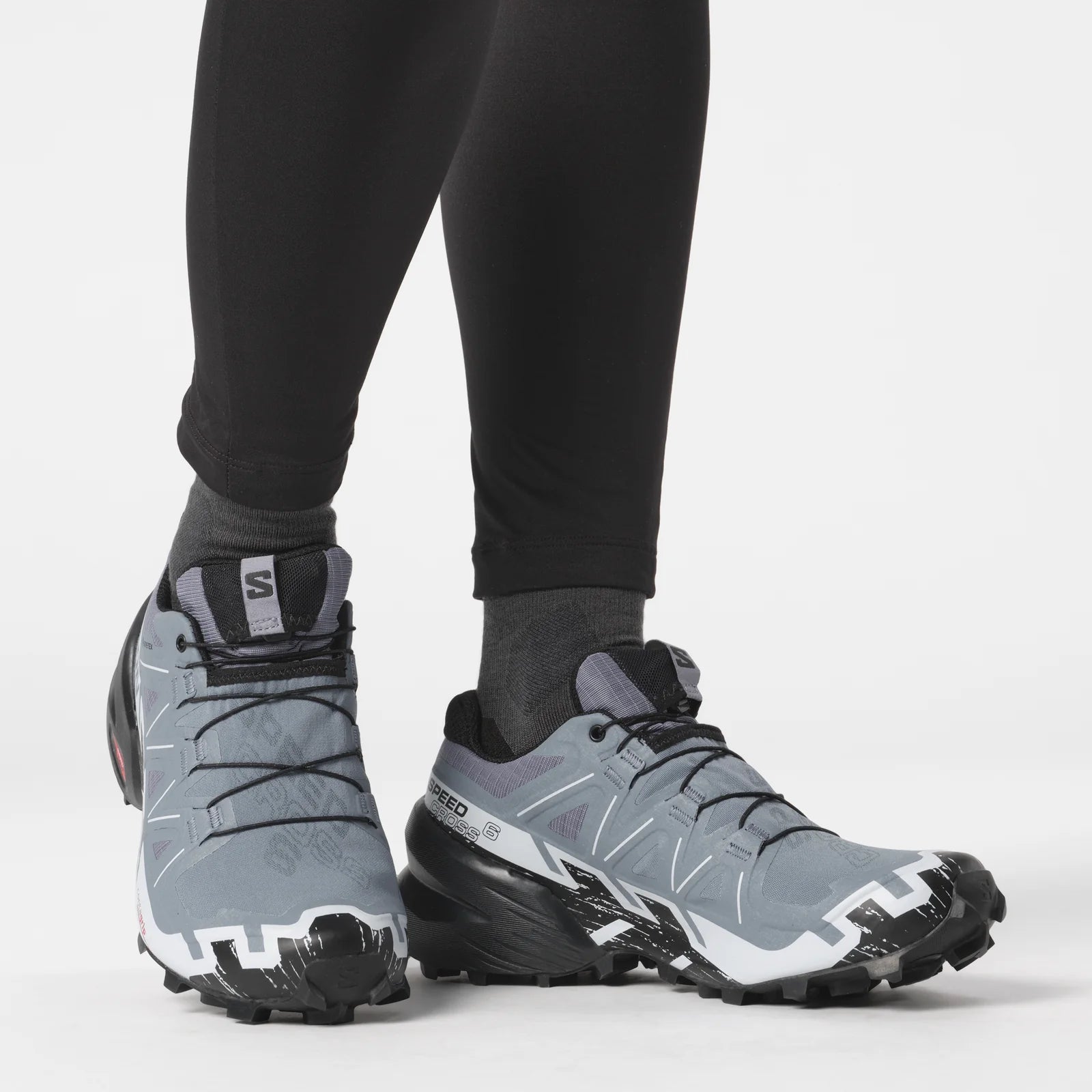 Salomon Speedcross 6 GTX Shoes (Women's) - Flint Stone/Black/Heather - Find Your Feet Australia Hobart Launceston Tasmania