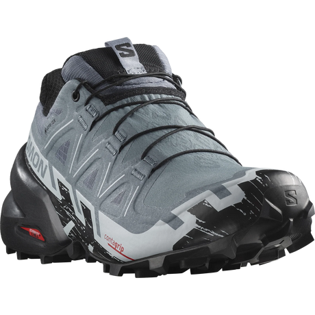 Salomon Speedcross 6 GORE-TEX (Women's) - Flint Stone/Black/Heather - Find Your Feet Australia Hobart Launceston Tasmania